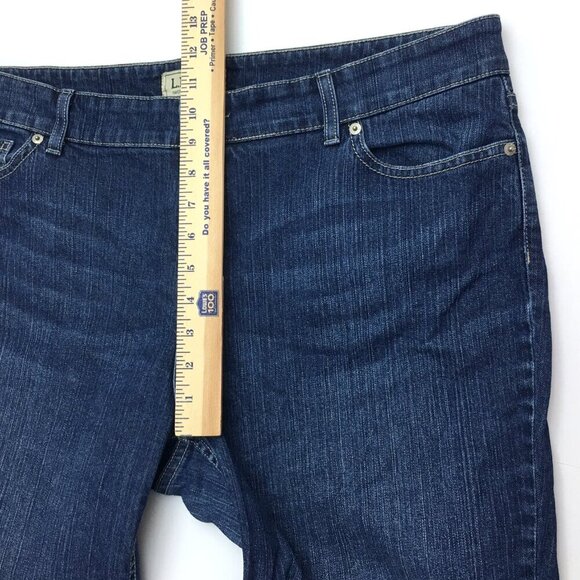 L.L. Bean Women's Jeans Favorite Fit Capri Stretch size 18 length 21" - Picture 5 of 7